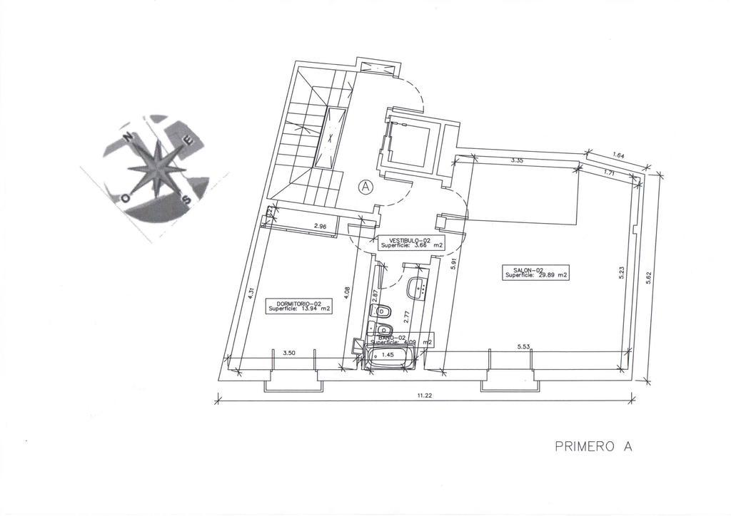 Apartamento de 2 dormitorios